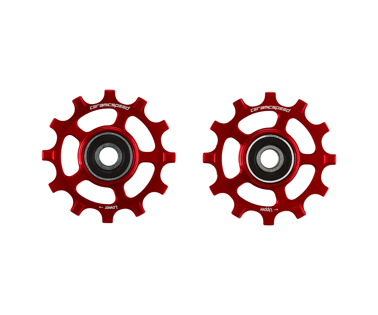 Pulley Wheels für Shimano, 11s NW - Rot