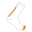 BFP 12 Damensocken - Weiss/Gold