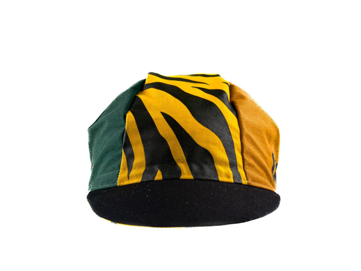Tiger Style Fahrradcap - Orange/Grün