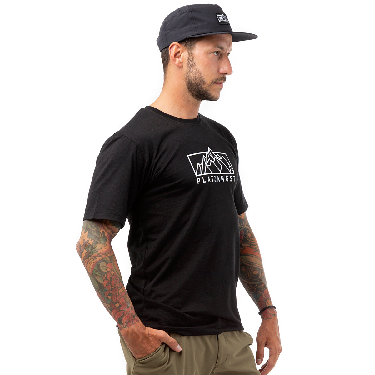 Mountain Logo T-Shirt - Schwarz