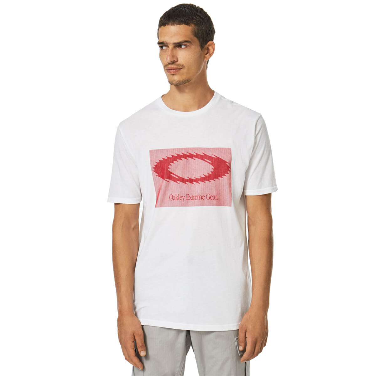 Hologram Static Icon Tee - White