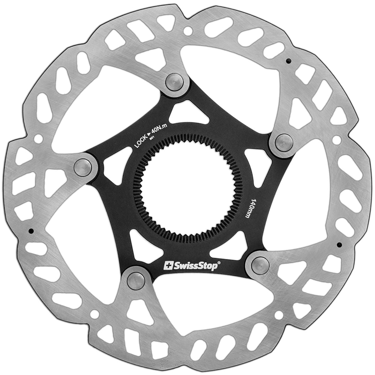 Catalyst Pro Centerlock Brake Disc - Silver/Black