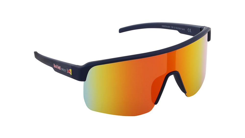 DAKOTA Sonnenbrille - Matt metallic Blue/Red Revo