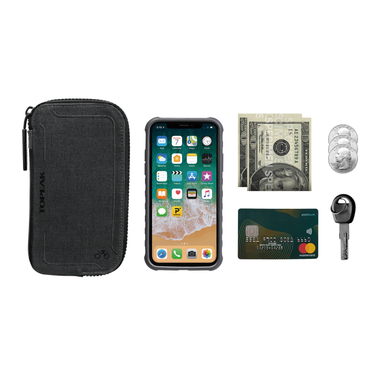 Cycling Walltet 5.5'', black - Portemonnaie