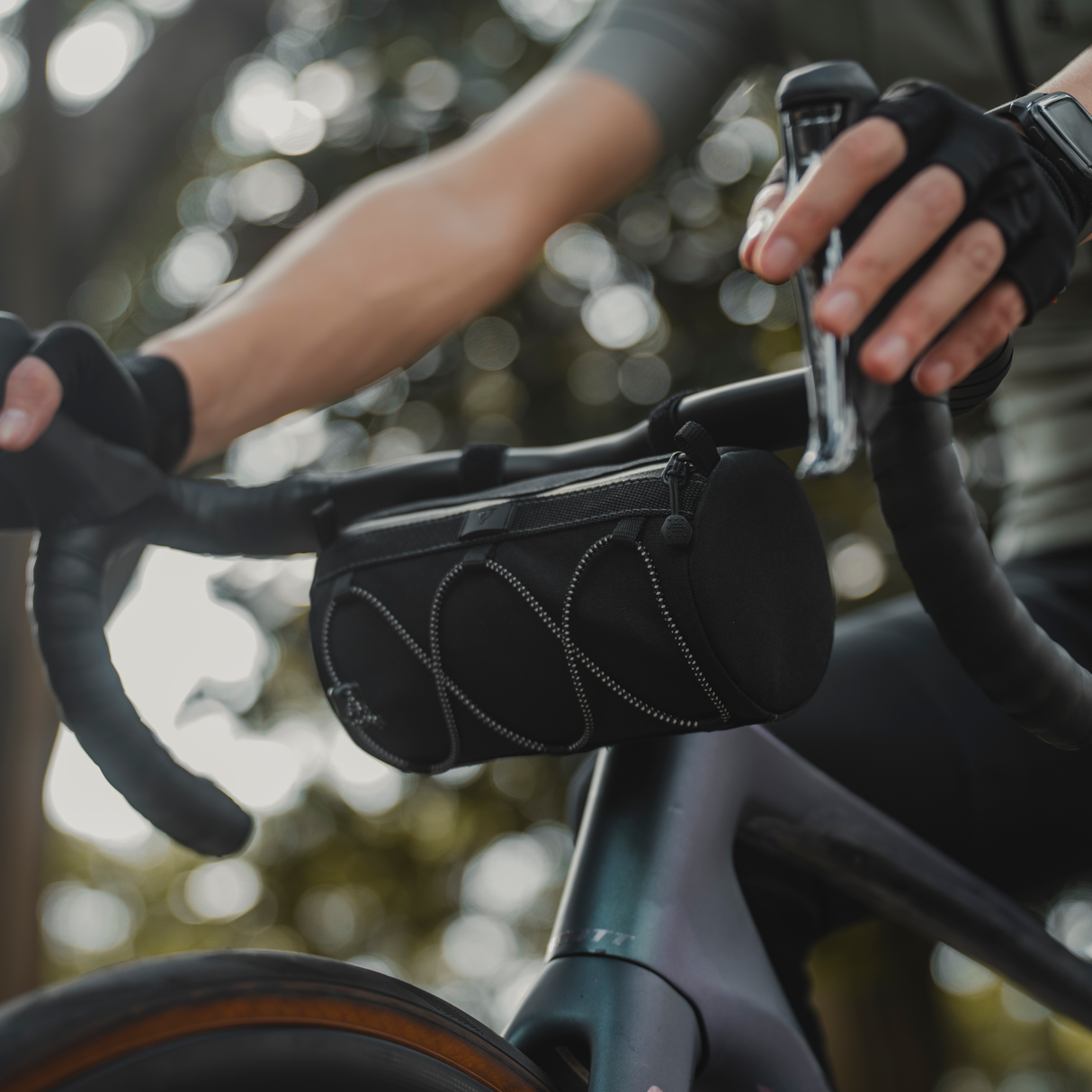 Tubular BarBag Slim, 1,5 Liter - schwarz