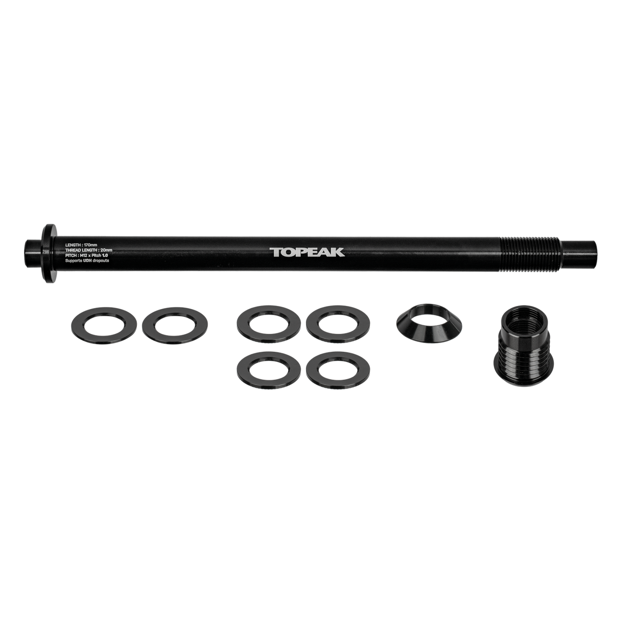 Zi:RAK Thru-Axle für SRAM UDH - schwarz