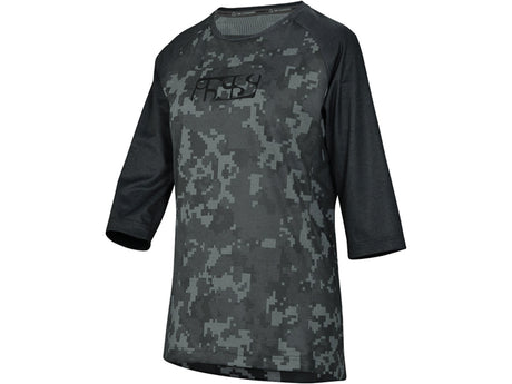 Carve Damen Trikot - Schwarz/Camo - 3/4-Arm
