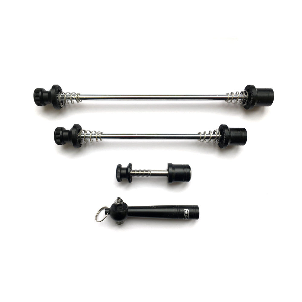 SQR Select + Anti-Diebstahl Schnellspanner Set - schwarz