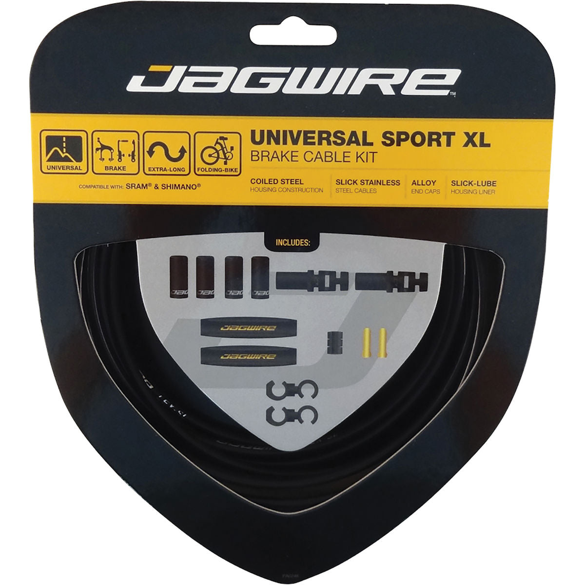 Bremszugset Universal Sport XL - schwarz