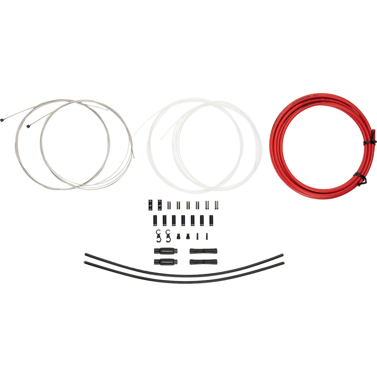 Schaltzugset Road & Mountain Elite Sealed 2x - rot