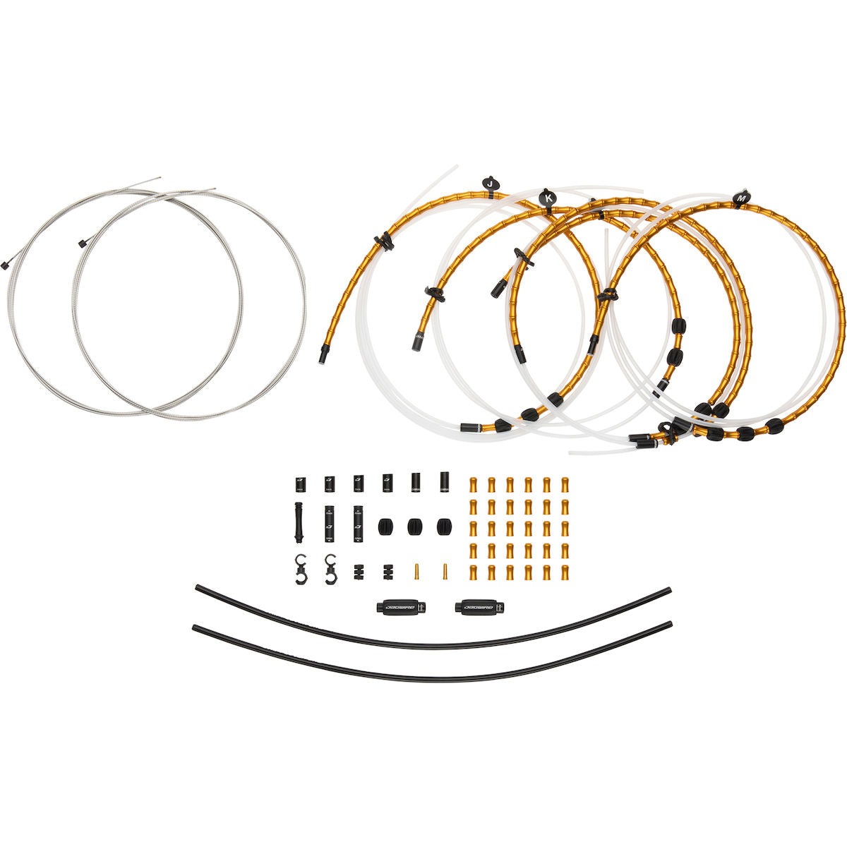 Schaltzugset Road & Mountain Elite Link 2x - gold