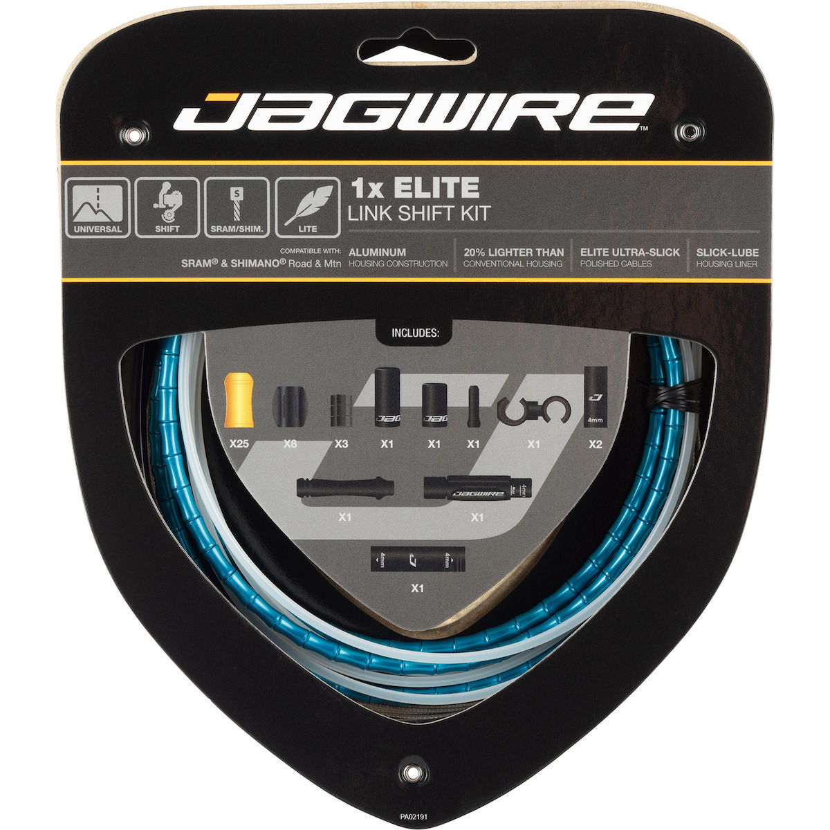 Schaltzugset Road & Mountain Elite Link 1x - blau