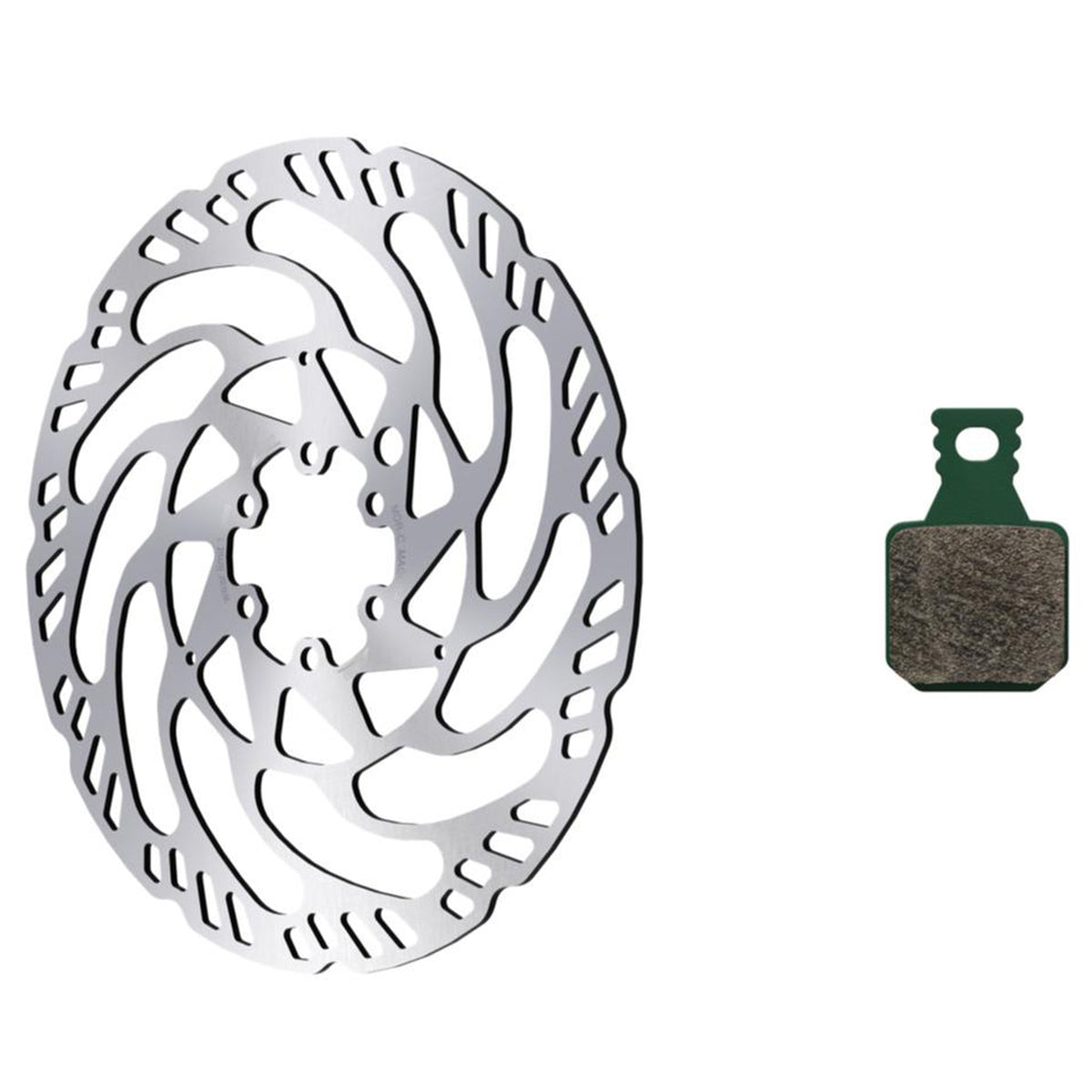 Bremsscheibe MDR-C und Bremsbelag 8.S, SPORT