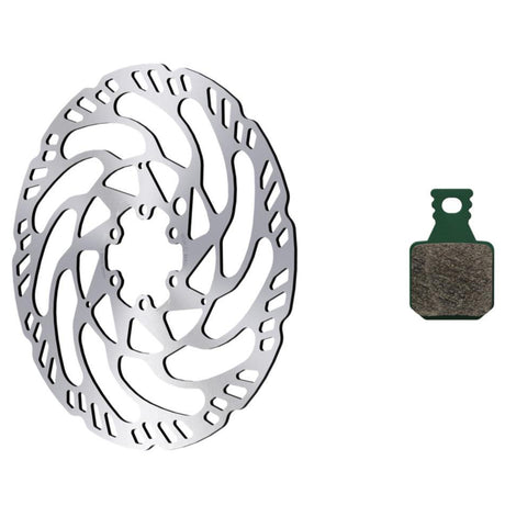 Bremsscheibe MDR-C und Bremsbelag 8.S, SPORT