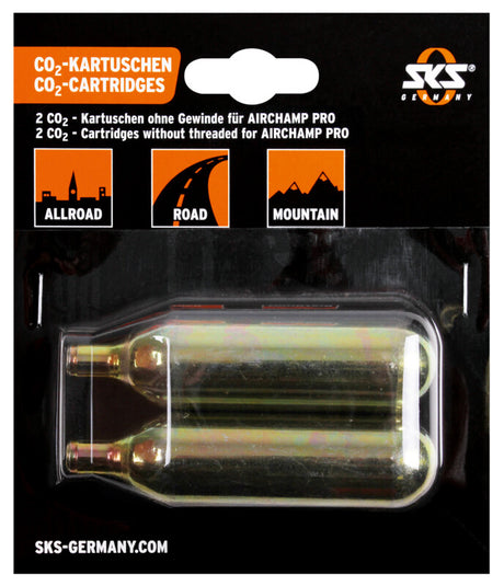 CO2 Ersatzkartuschen Doppelpack 16g - Airchamp