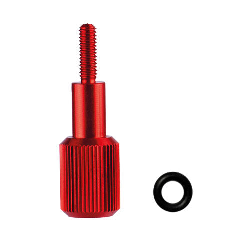 Rändelschraube für Universal HBM 2 - rot Supernova