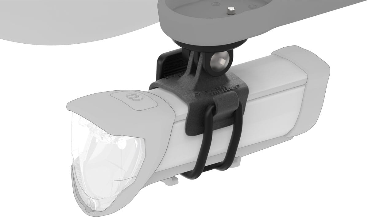 Adapter für Akkuscheinwerfer Ixon Core hängend Busch & Müller
