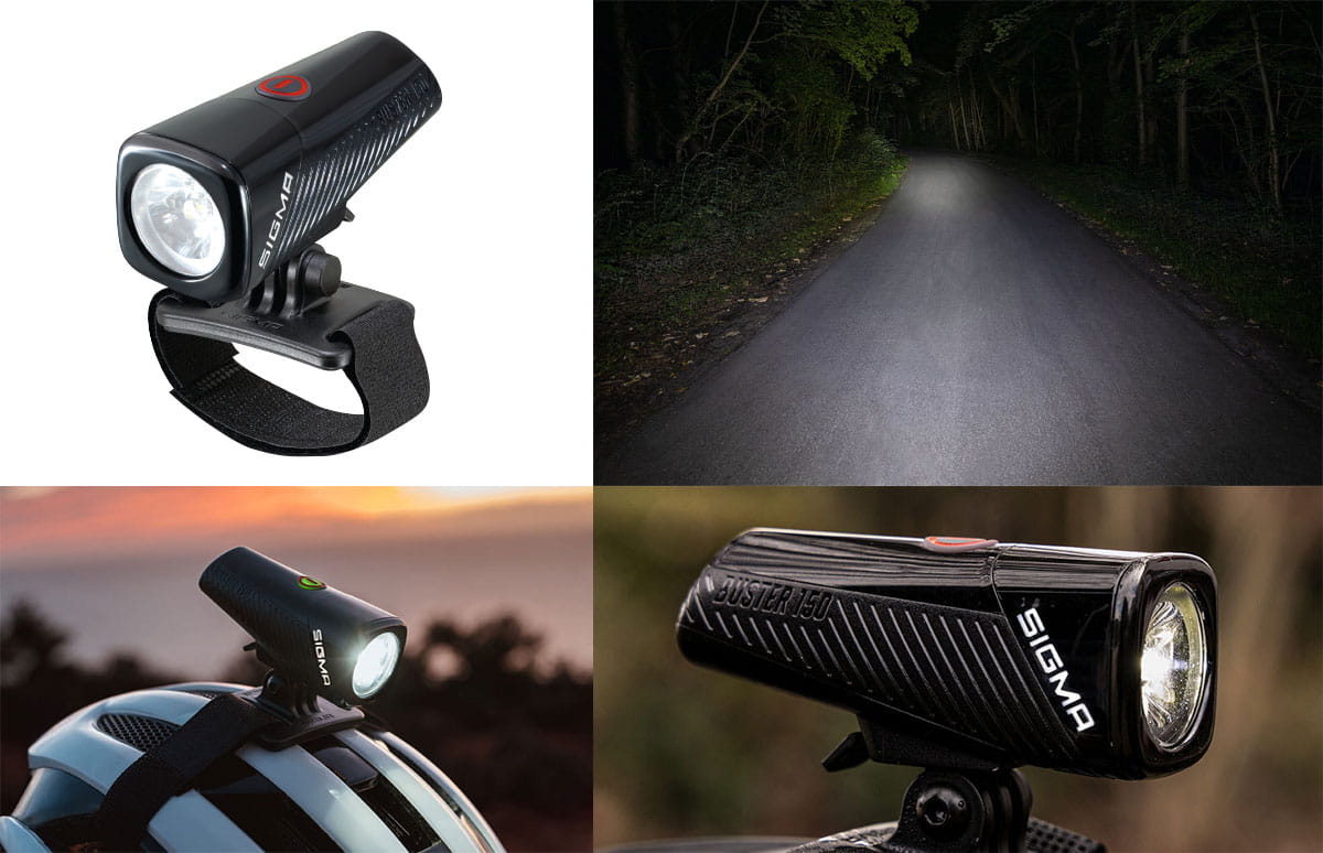 Battery Helmet Light BUSTER 150 HL - black