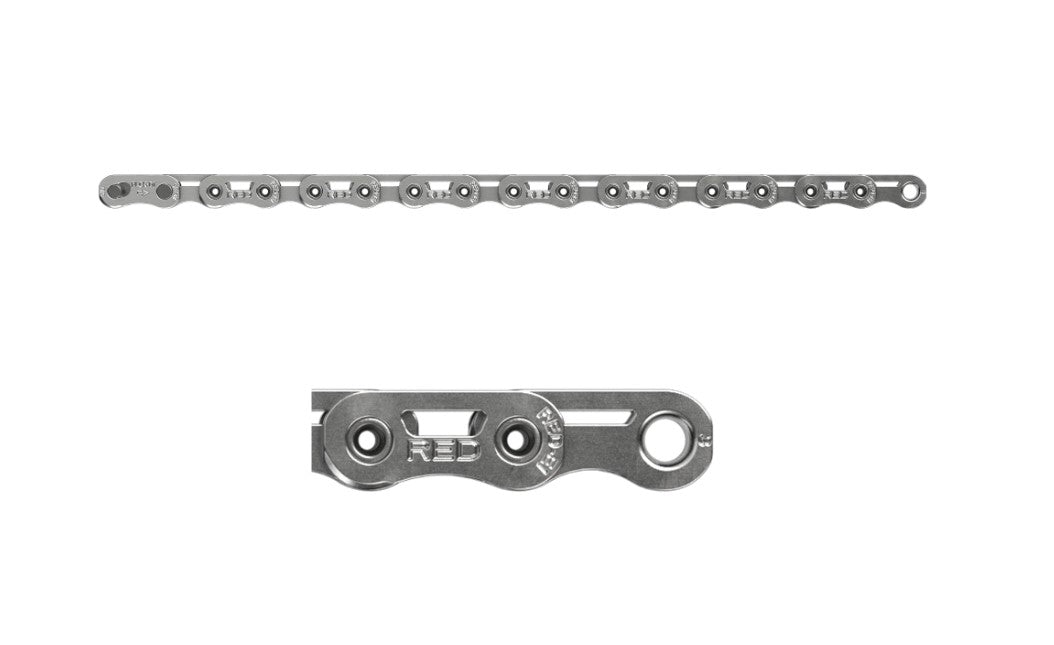 Kette Red E1 Flattop, 12-fach, PowerLock - silber