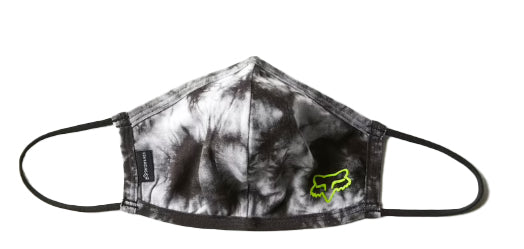 Gesichtsmaske - Mundschutz - Tie Dye - Schwarz/Weiß