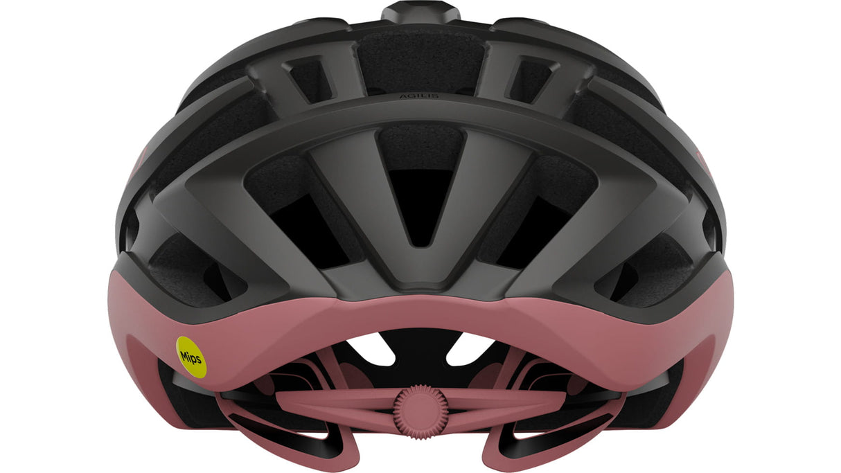 AGILIS Mips Helm - matte metallic coal/dusty rose