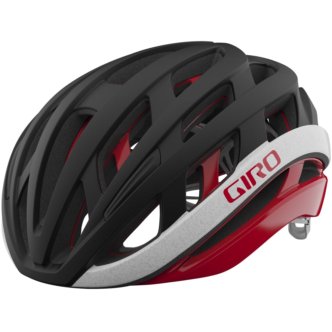 Helios Spherical Fahrradhelm - matte black/red