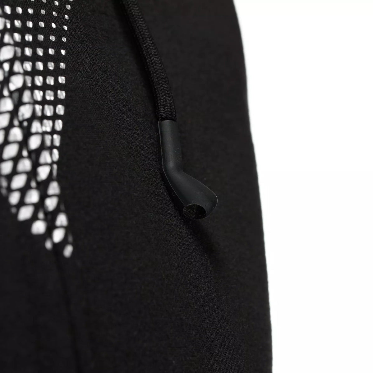 Daemon-X Safety Hoodie Full Zip WMN - Black/Black-White Dainese