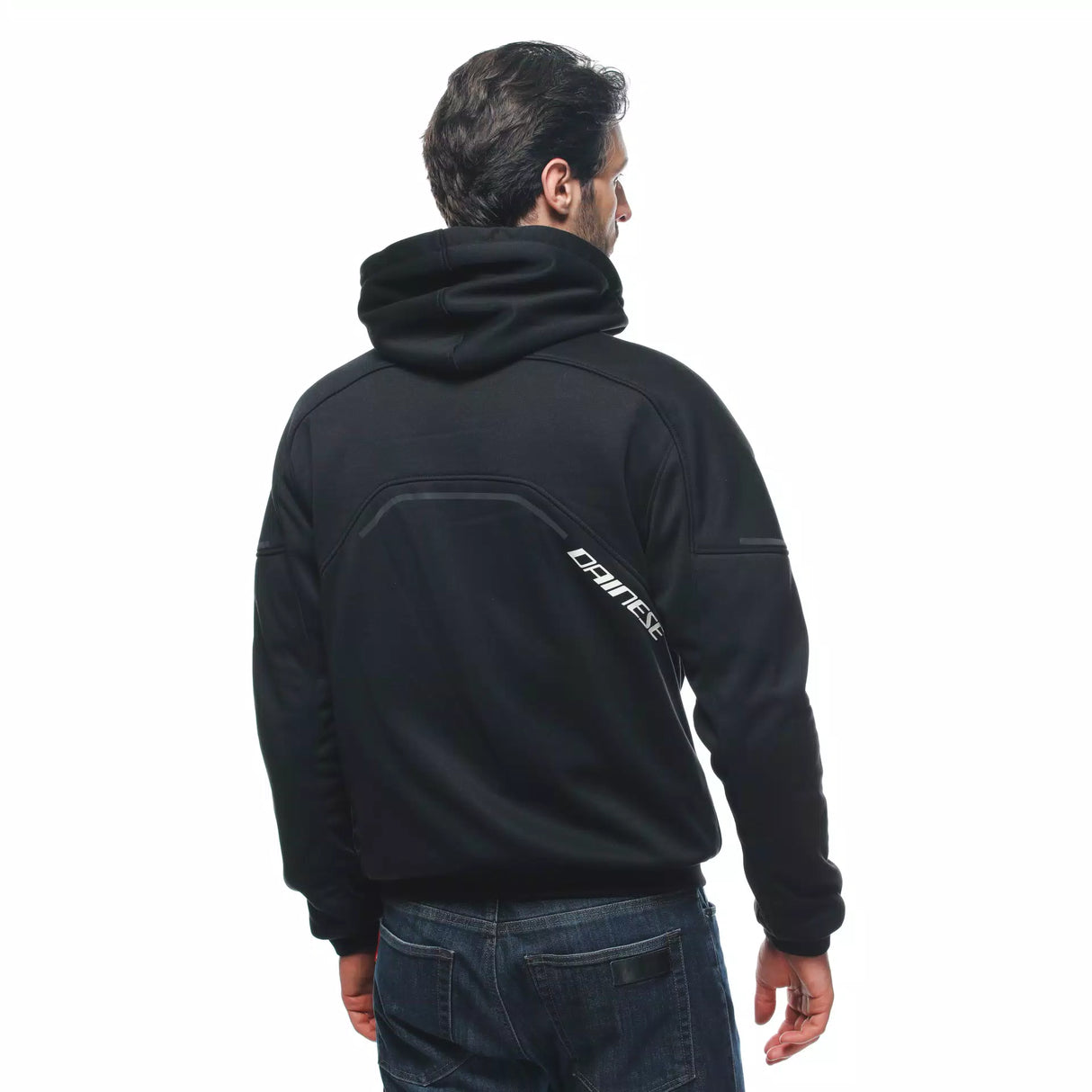 Daemon-X Safety Hoodie Full Zip - Black/Black-White