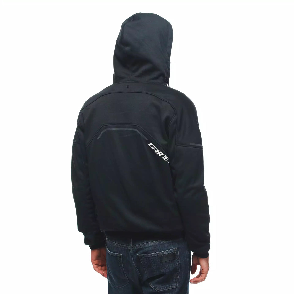 Daemon-X Safety Hoodie Full Zip - Black/Black-White