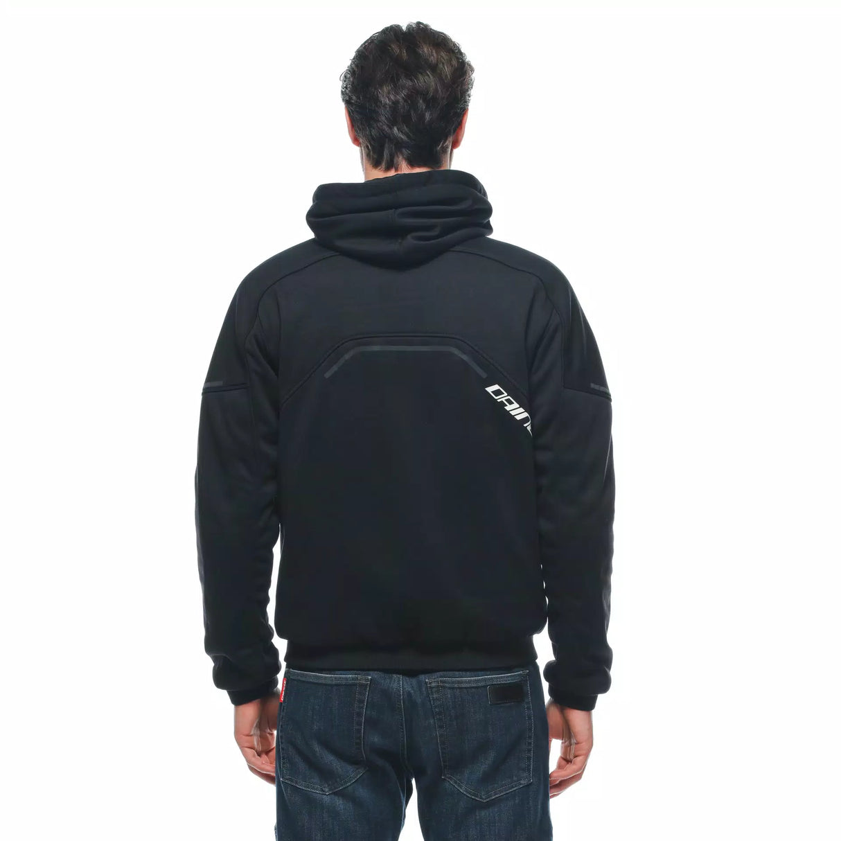 Daemon-X Safety Hoodie Full Zip - Black/Black-White