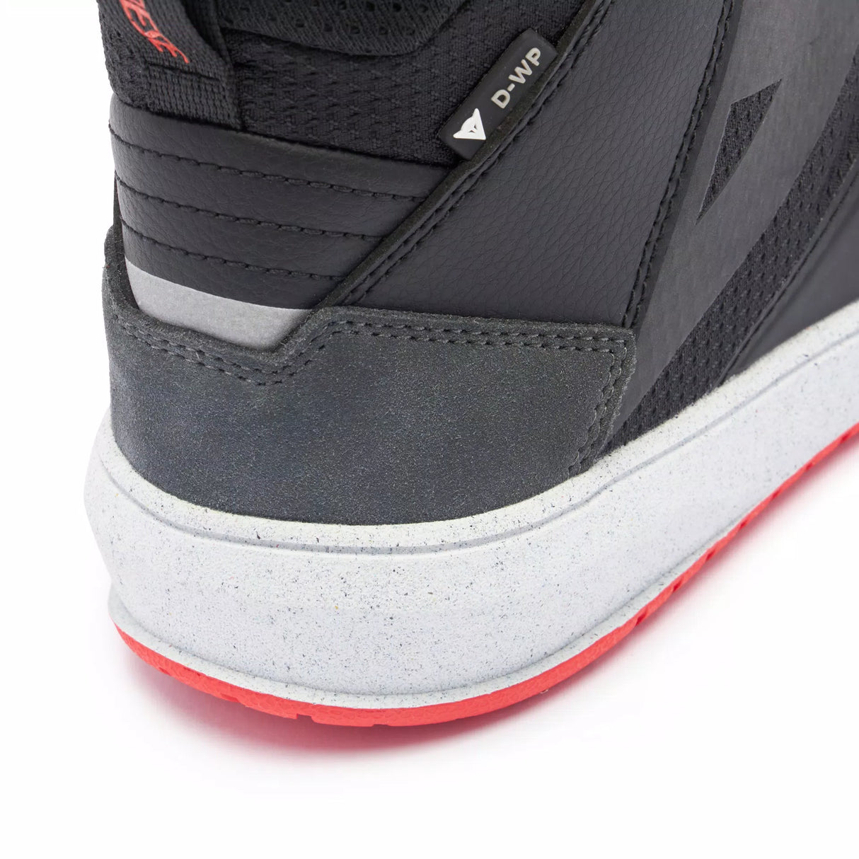 Suburb D-WP Shoes - Black/White/Red-Lava