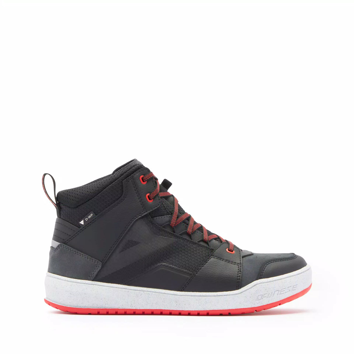 Suburb D-WP Shoes - Black/White/Red-Lava