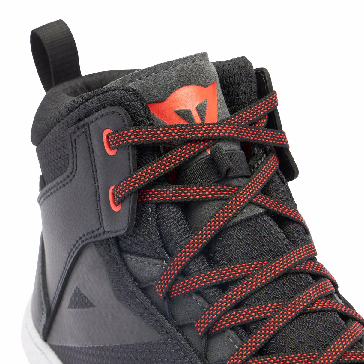 Suburb D-WP Shoes - Black/White/Red-Lava