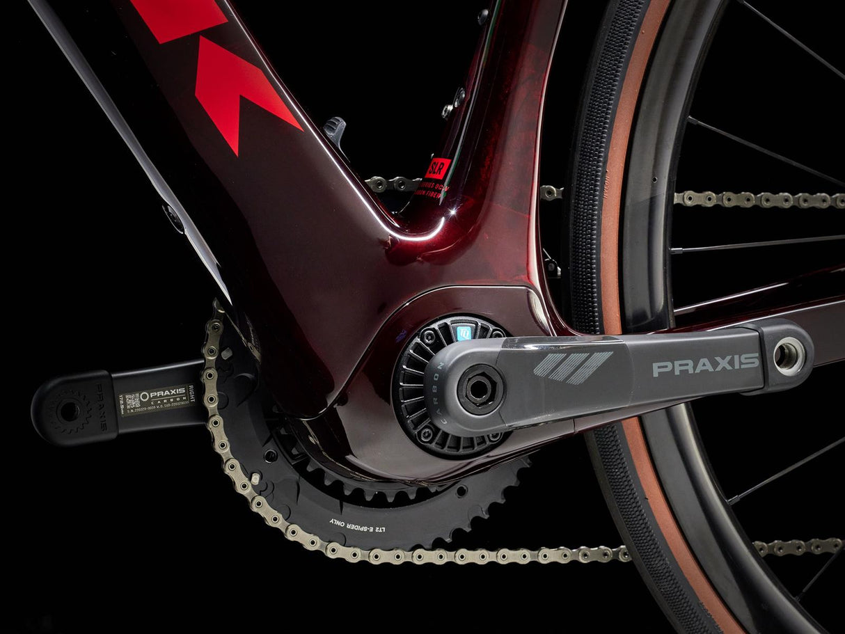 Domane+ SLR 9 Carbon Red Smoke 360Wh