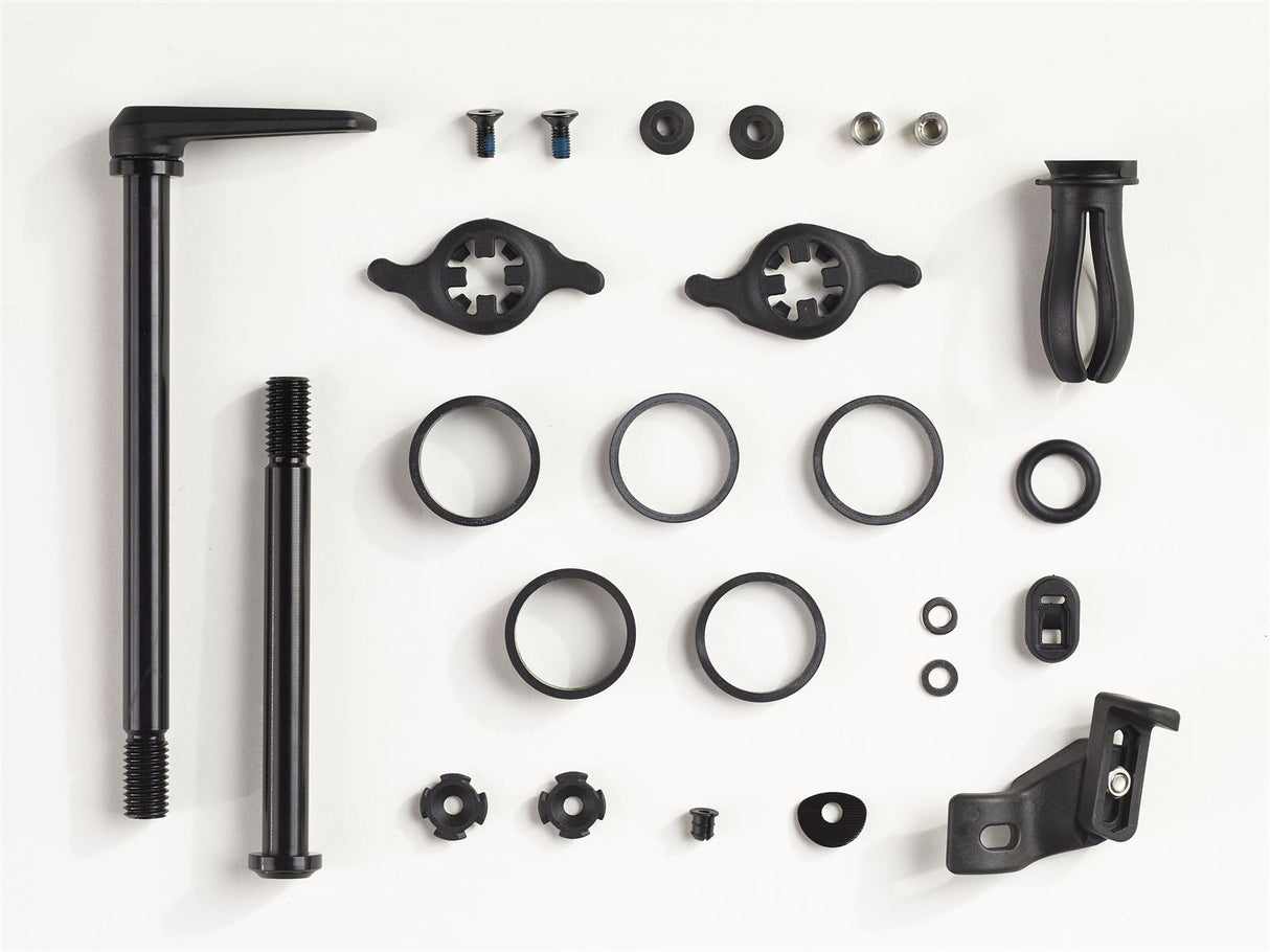 Rahmenset Boone Disc F/S Radioactive Red to Navy to Teal Fade