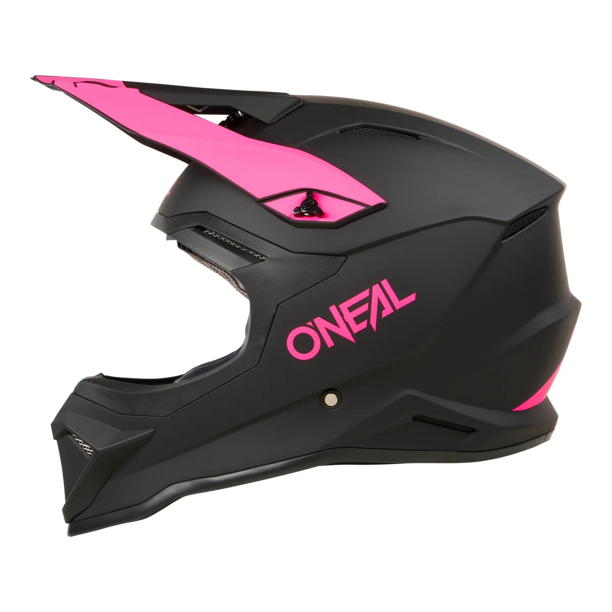 1SRS Helm SOLID black/pink