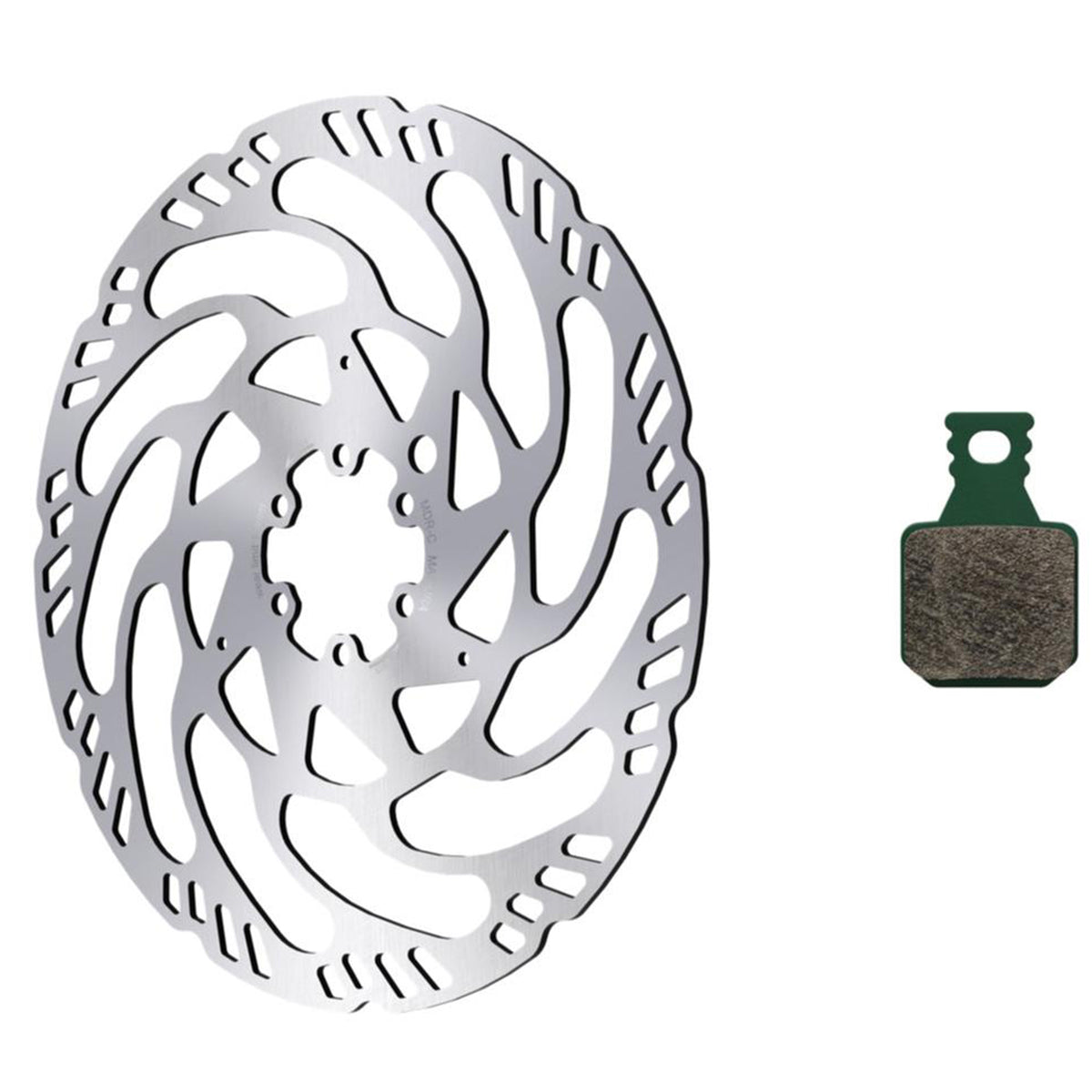 Bremsscheibe MDR-C und Bremsbelag 8.S, SPORT