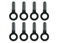 8er Set Strebenschutzkappe - schwarz