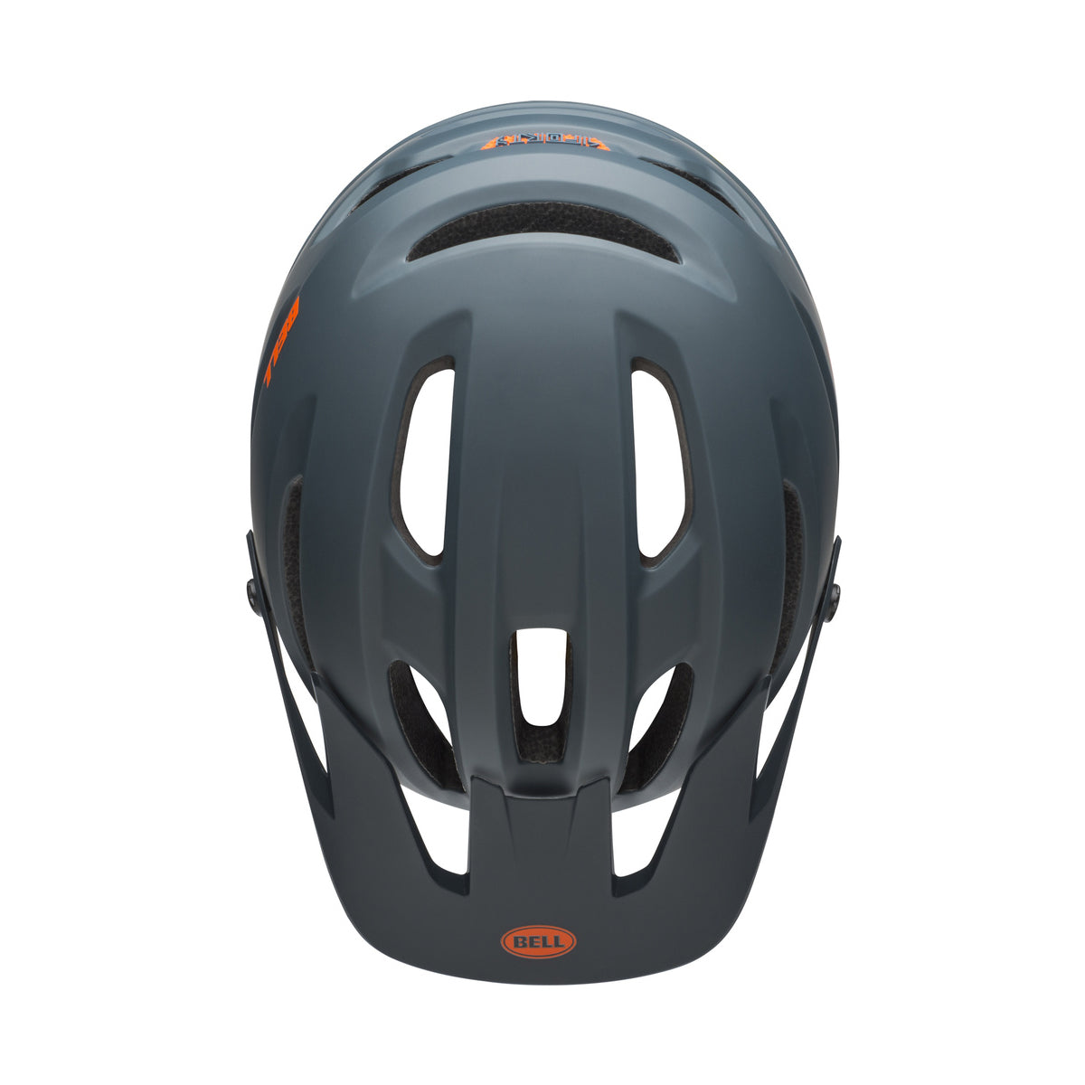4Forty Mips - Helm - Grau/Blau/Orange