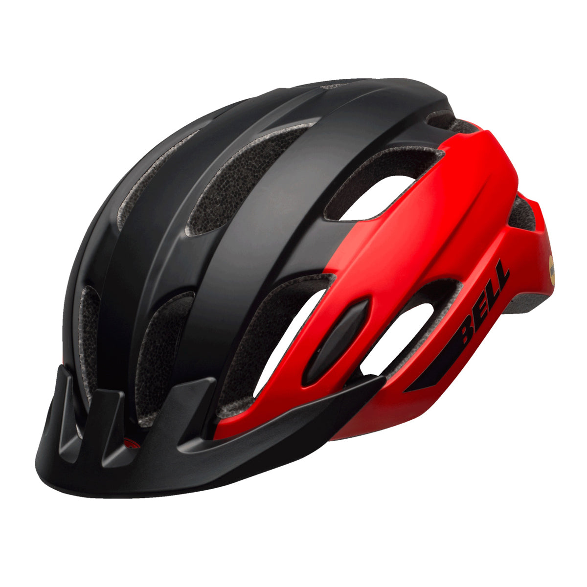 Trace Mips - Helm - Schwarz/Rot