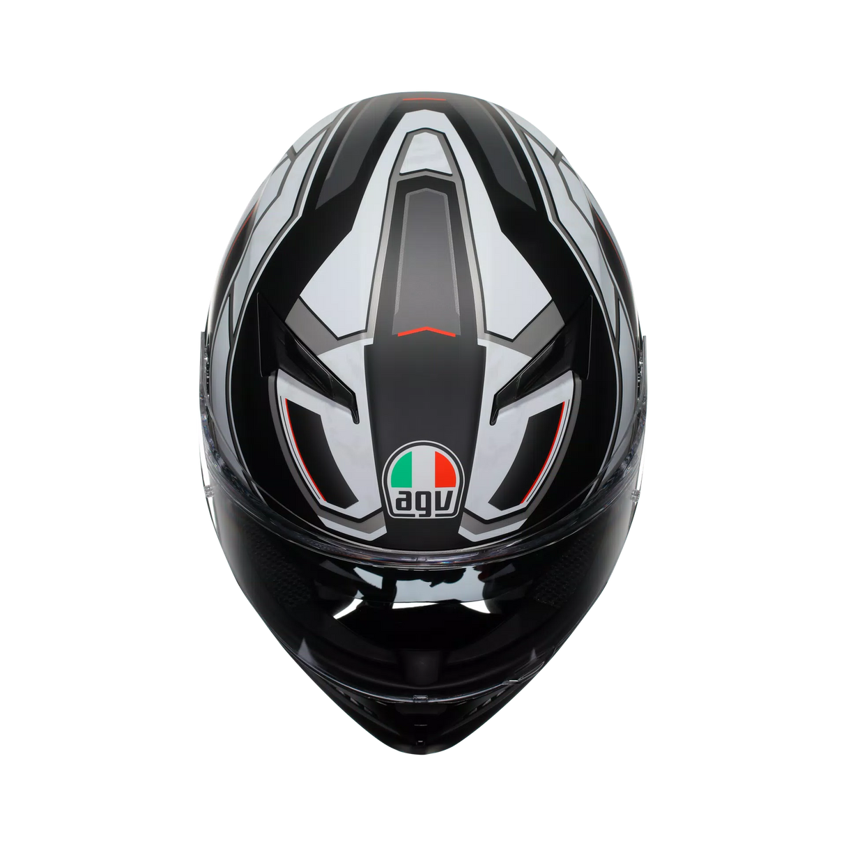 K3 E2206, Integralhelm - Rivia Matt Black/White AGV