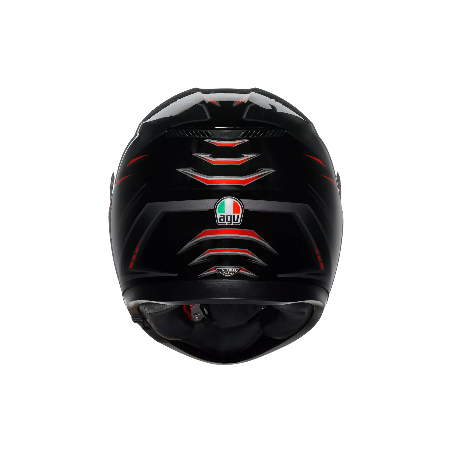 K3 E2206, Integralhelm - Syth Black/Red