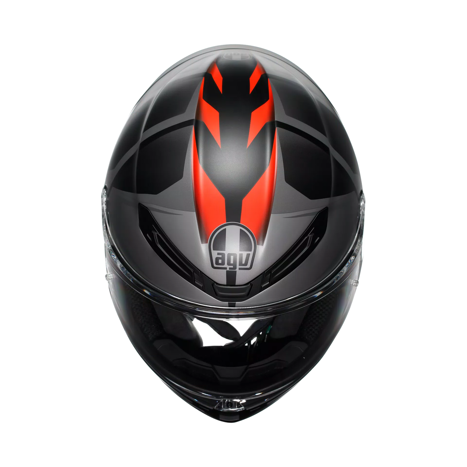 K6 S E2206, Integralhelm - Karve Matt Black/Grey/Red