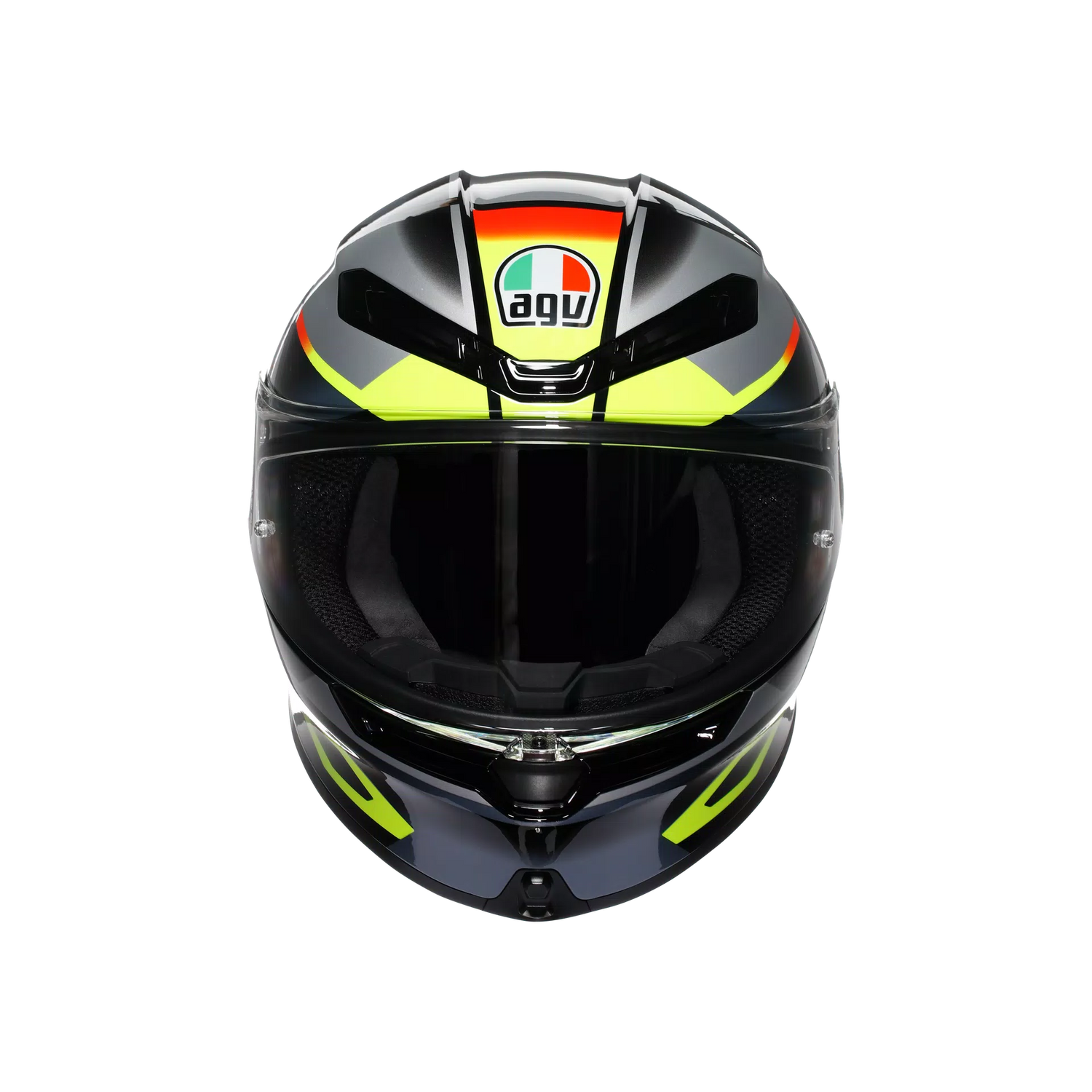 K6 S E2206, Integralhelm - Erazer Black/Red/Yellow Fluo