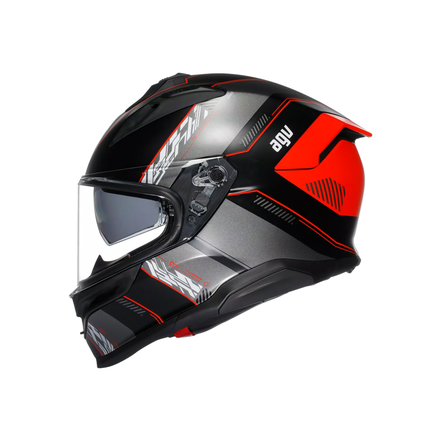 K7 S E2206, Integralhelm - Kyber Matt Black/Red