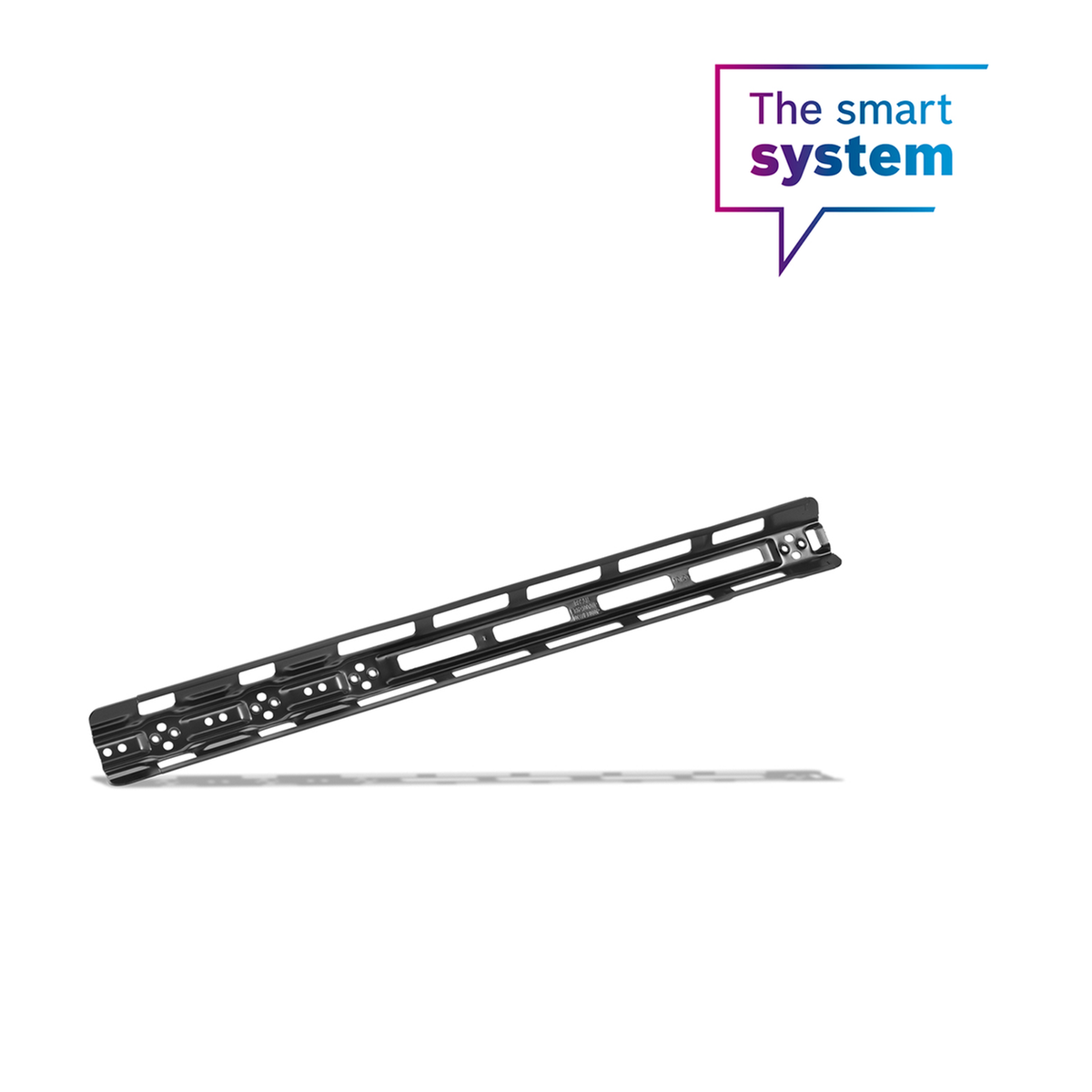 Mounting rail with edge protection, PowerTube 750 vertical, axial (BBP377Y)