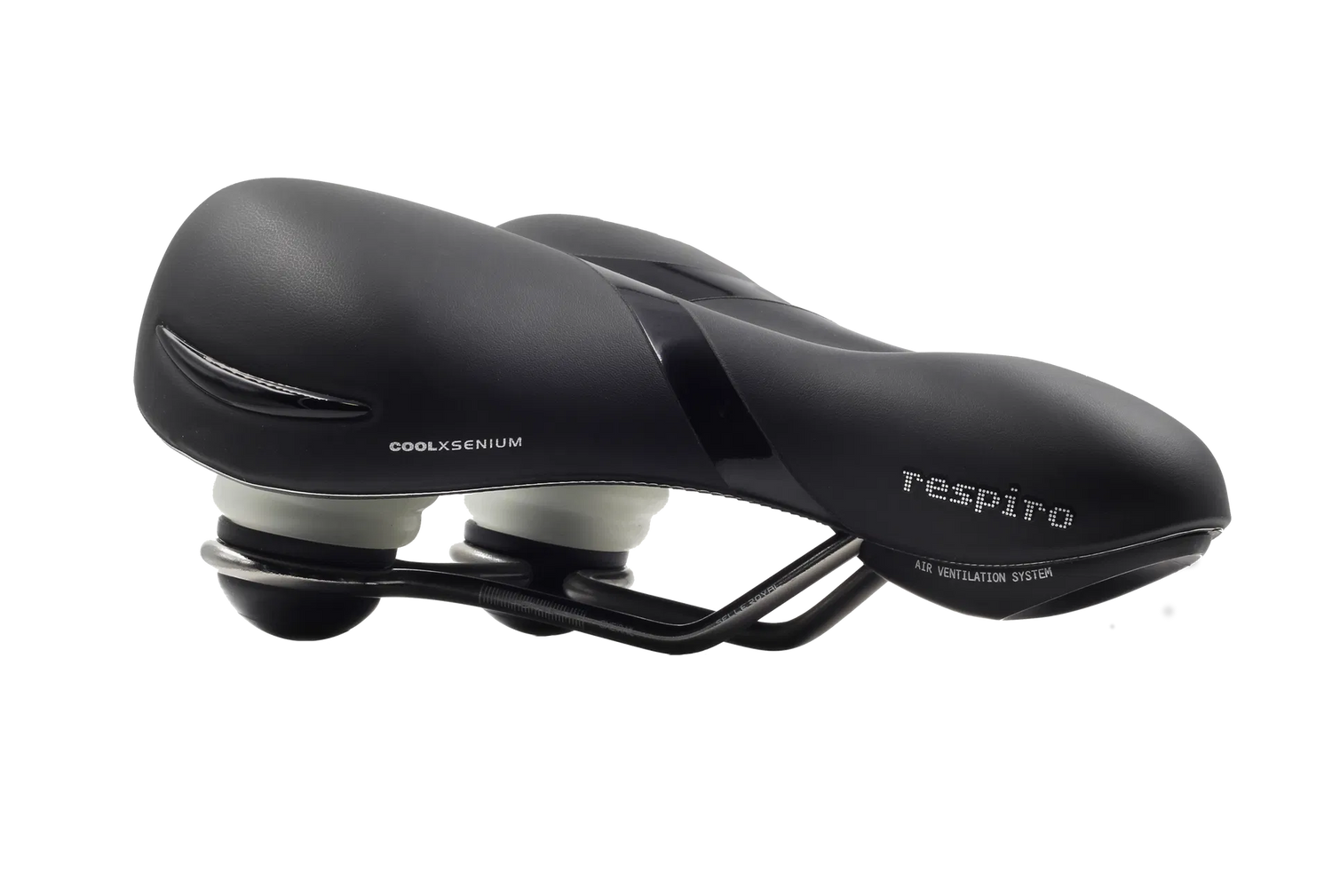 Respiro Relaxed Bicycle Saddle - black
