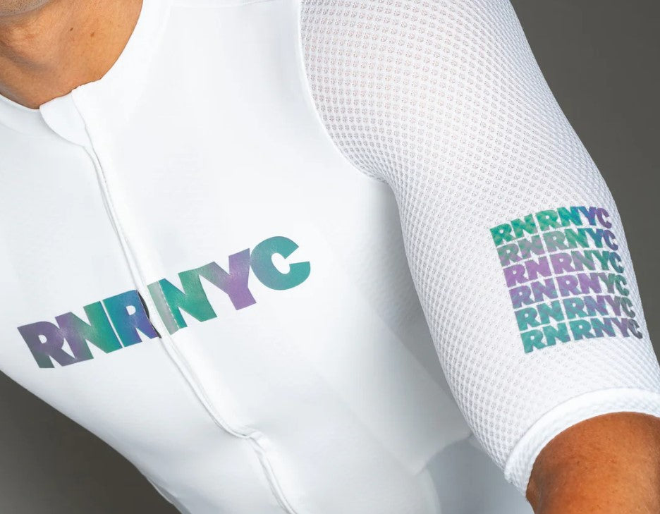 REVERB Race Jersey - White RUBBER N' ROAD