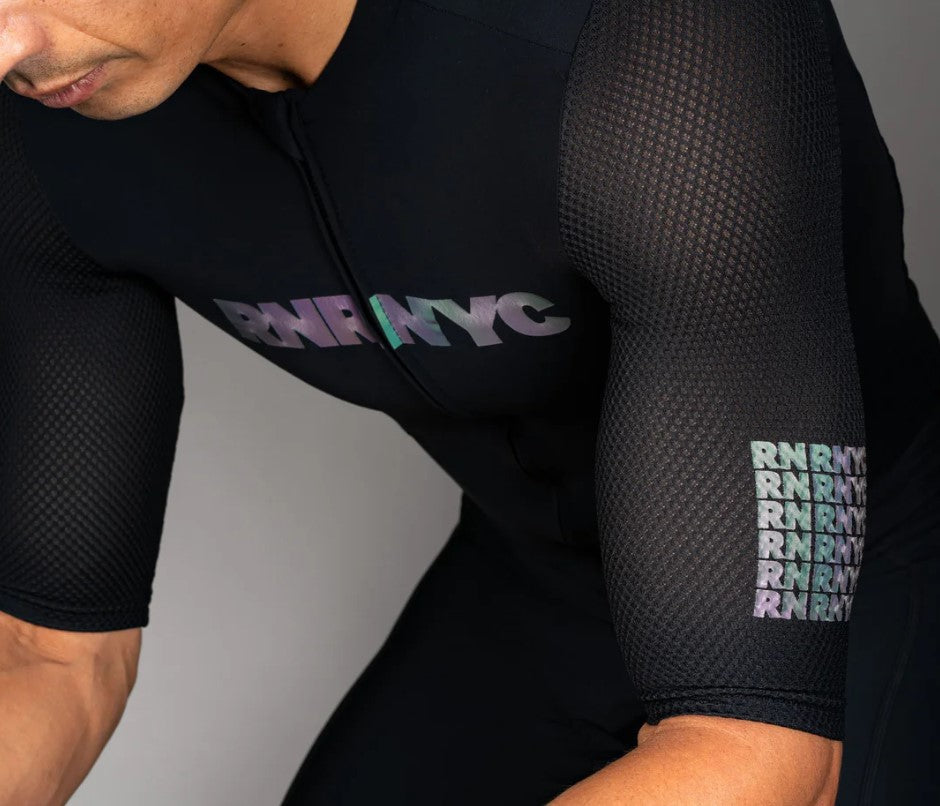 REVERB Race Jersey - Black RUBBER N' ROAD