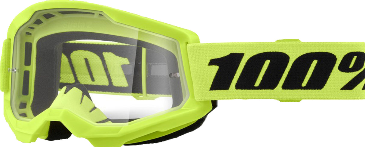 STRATA 2 Goggle Neon Yellow - Clear Lens